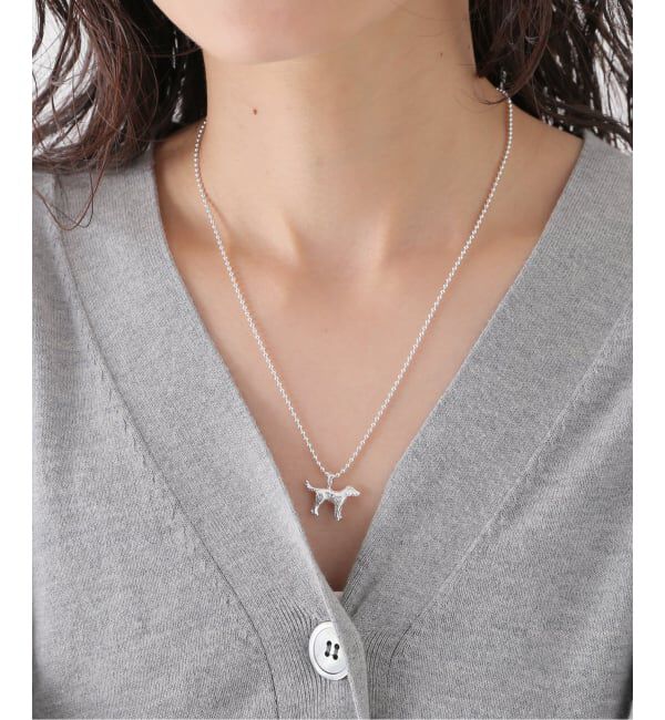 JOURNAL STANDARD「【WOLF CIRCUS /ウルフサーカス】 DOG NECKLACE(SILVER BEAD CHA」|ネックレス|