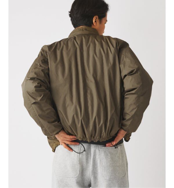 TAION / タイオン 別注 リバーシブル ショートモッズ ダウンブルゾン