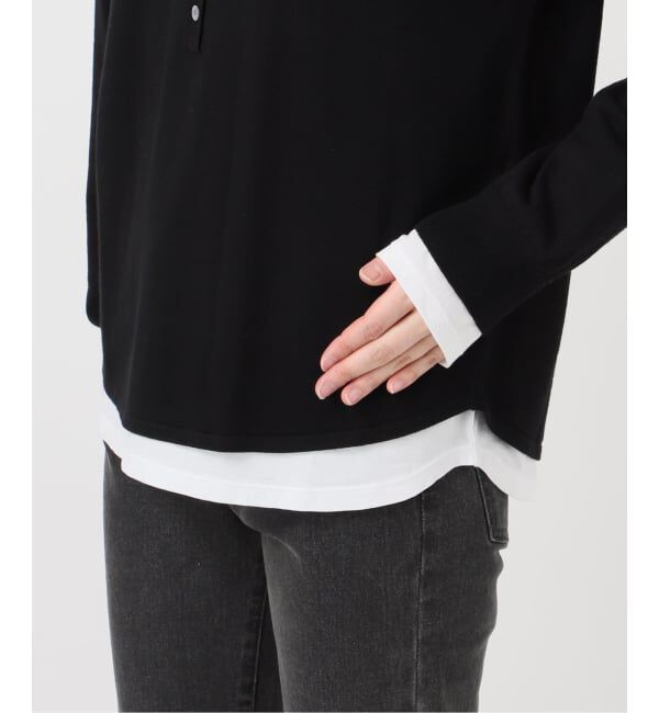 JOURNAL STANDARD relume「《予約》［2枚セット / SS素材］3WAYレイヤードヘンリープルオーバー」|ニット・セーター|