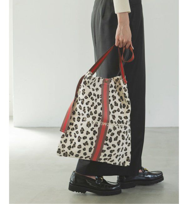 NOBLE「《WEB限定追加》N.Jam/エヌジャム キャンバススモールバッグ4(ゼブラ・レオパード)」|トートバッグ|