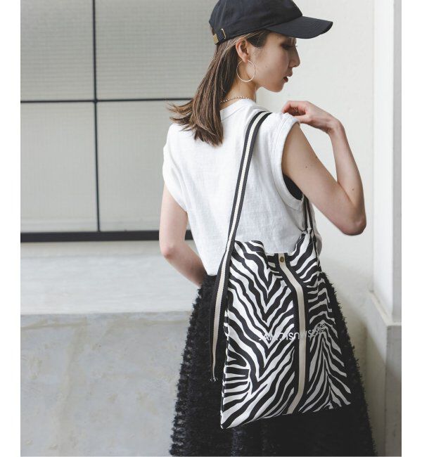 NOBLE「《WEB限定追加》N.Jam/エヌジャム キャンバススモールバッグ4(ゼブラ・レオパード)」|トートバッグ|
