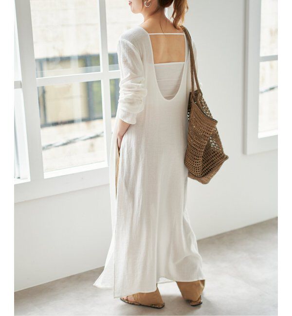 Spick and Span「コットンクレープルーズワンピース」|ワンピース|