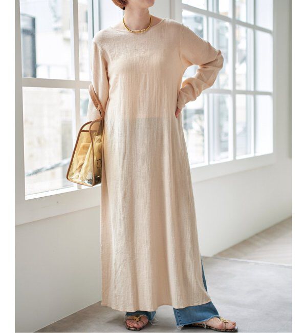 Spick and Span「コットンクレープルーズワンピース」|ワンピース|