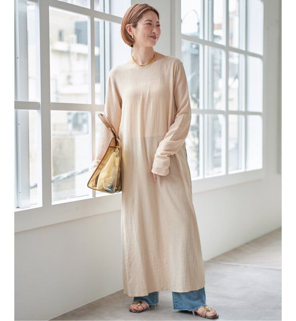 Spick and Span「コットンクレープルーズワンピース」|ワンピース|