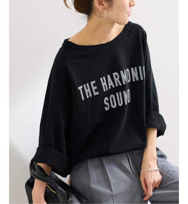 FRAMeWORK「≪一部カラーWEB限定 / 追加≫NEWハーフスリーブロゴTEE」|Tシャツ・カットソー|ブラック