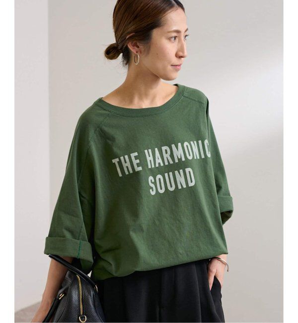 FRAMeWORK「≪一部カラーWEB限定 / 追加≫NEWハーフスリーブロゴTEE」|Tシャツ・カットソー|グリーン