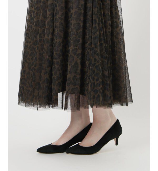 Spick and Span「レオパードプリントチュールスカート」|スカート|