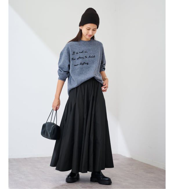 FRAMeWORK「タフタボリュームスカート」|スカート|