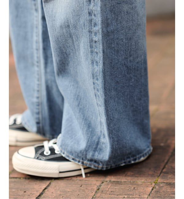 FRAMeWORK「≪予約≫DENIM DELIGHT DAYS/デニムデライトデイズセルビッチデニムワイドジーンズ」|デニム|