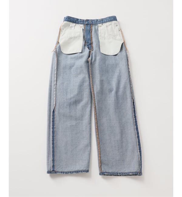 FRAMeWORK「≪予約≫DENIM DELIGHT DAYS/デニムデライトデイズセルビッチデニムワイドジーンズ」|デニム|