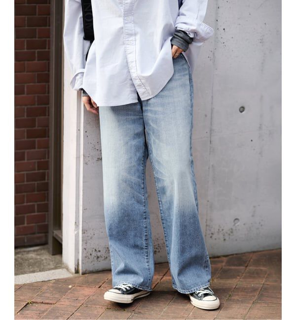 FRAMeWORK「≪予約≫DENIM DELIGHT DAYS/デニムデライトデイズセルビッチデニムワイドジーンズ」|デニム|