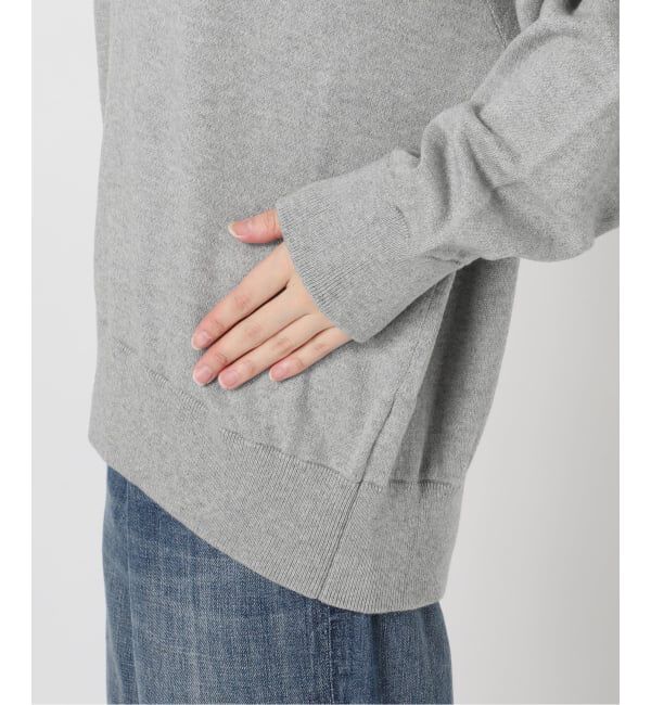 Spick and Span「《予約》コットンカシミヤフードニットプルオーバー」|ニット・セーター|