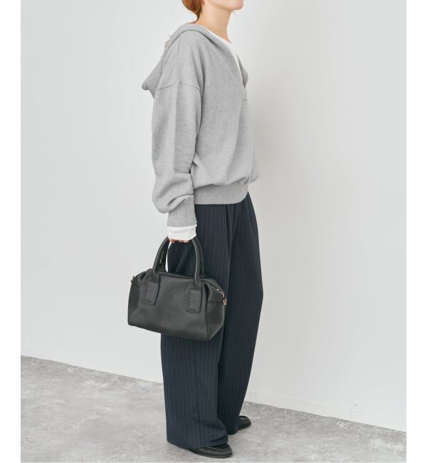 Spick and Span「《予約》コットンカシミヤフードニットプルオーバー」|ニット・セーター|