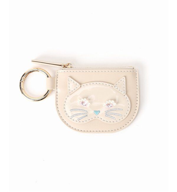  「Casselini 別注CATコインケース」|財布|ベージュ