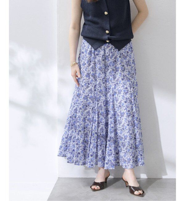  「《追加》【洗える】コットンローンマチフレアスカート」|スカート|