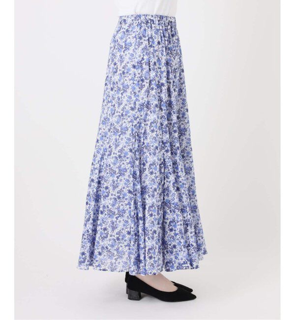  「《追加》【洗える】コットンローンマチフレアスカート」|スカート|