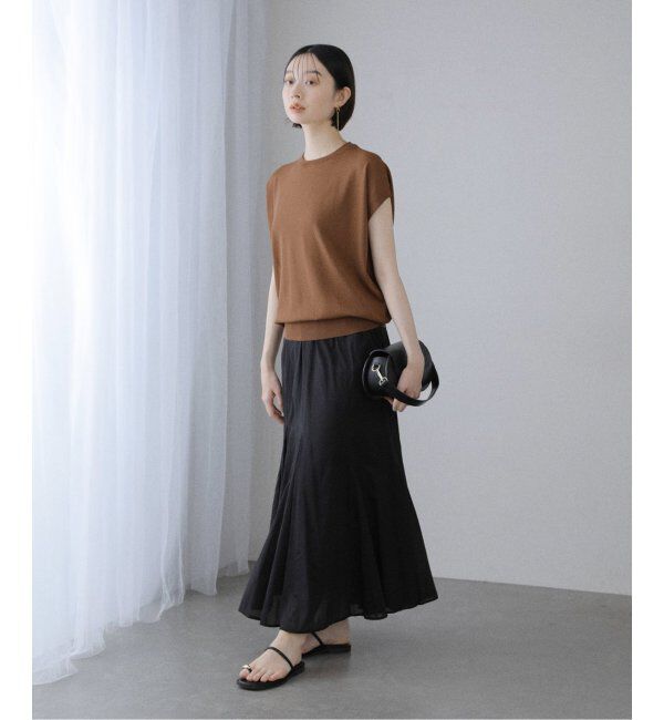  「《追加》【洗える】コットンローンマチフレアスカート」|スカート|