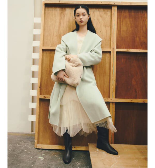  「VIOLAd&rsquo;ORO / ヴィオラドーロ エコファーバッグ 34*34cm」|ショルダー・メッセンジャー|