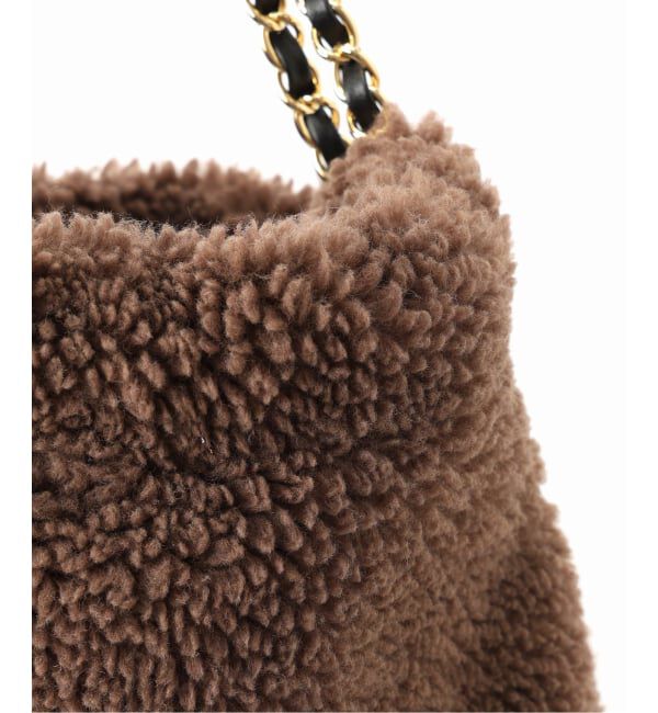  「VIOLAd&rsquo;ORO / ヴィオラドーロ エコファーバッグ 34*34cm」|ショルダー・メッセンジャー|