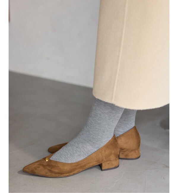  「《追加》3cmVカットメタルパンプス」|パンプス|