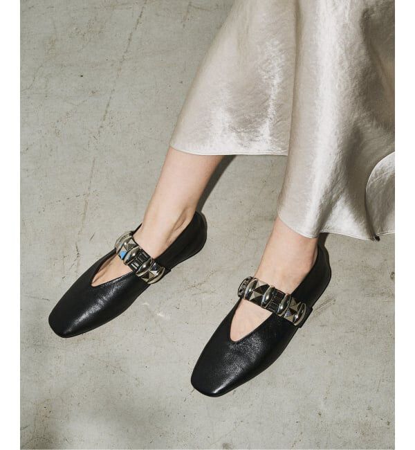 GRISE「《追加予約》GRISEレザーEDGEスタッズベルトメリージェーン」|その他|