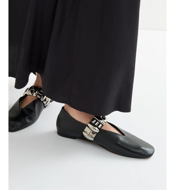 GRISE「《追加予約》GRISEレザーEDGEスタッズベルトメリージェーン」|その他|