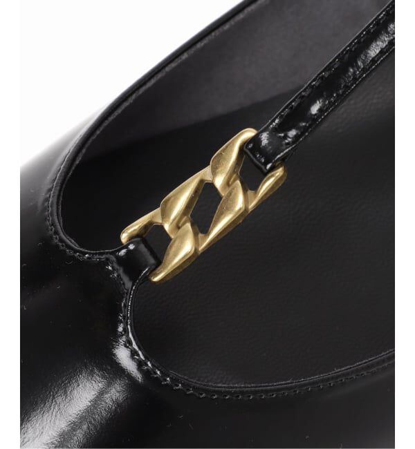 GRISE「《予約》GRISEスクエアチェーンツキTストラップフラット」|その他|