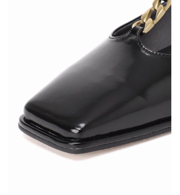 GRISE「《予約》GRISEスクエアチェーンツキTストラップフラット」|その他|