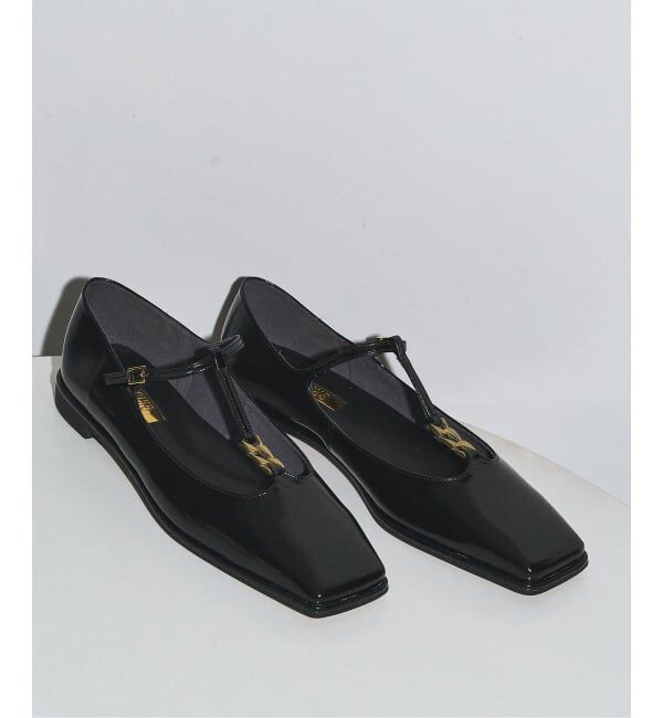 GRISE「《予約》GRISEスクエアチェーンツキTストラップフラット」|その他|