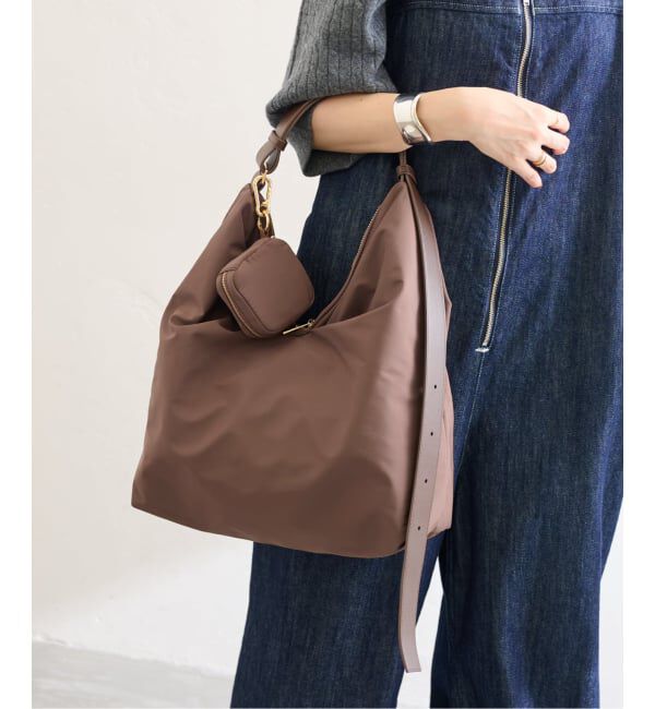  「《予約》LETALON ナイロンコンビ2WAYギャザーBAG」|トートバッグ|