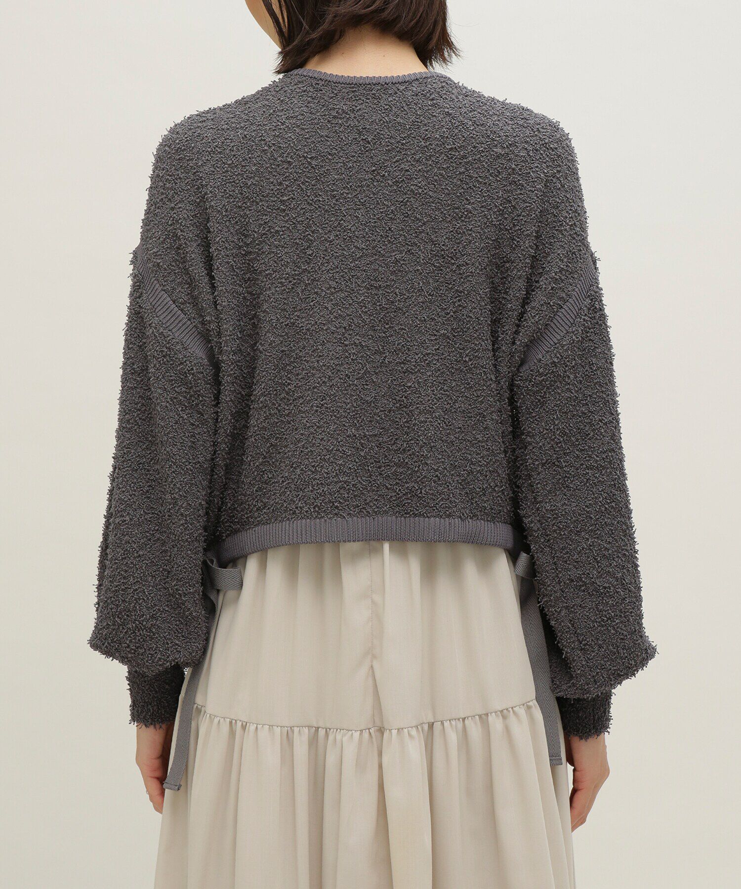 nano･universe「LB.03/前後2WAYジップアップニットトップス」|ニット・セーター|