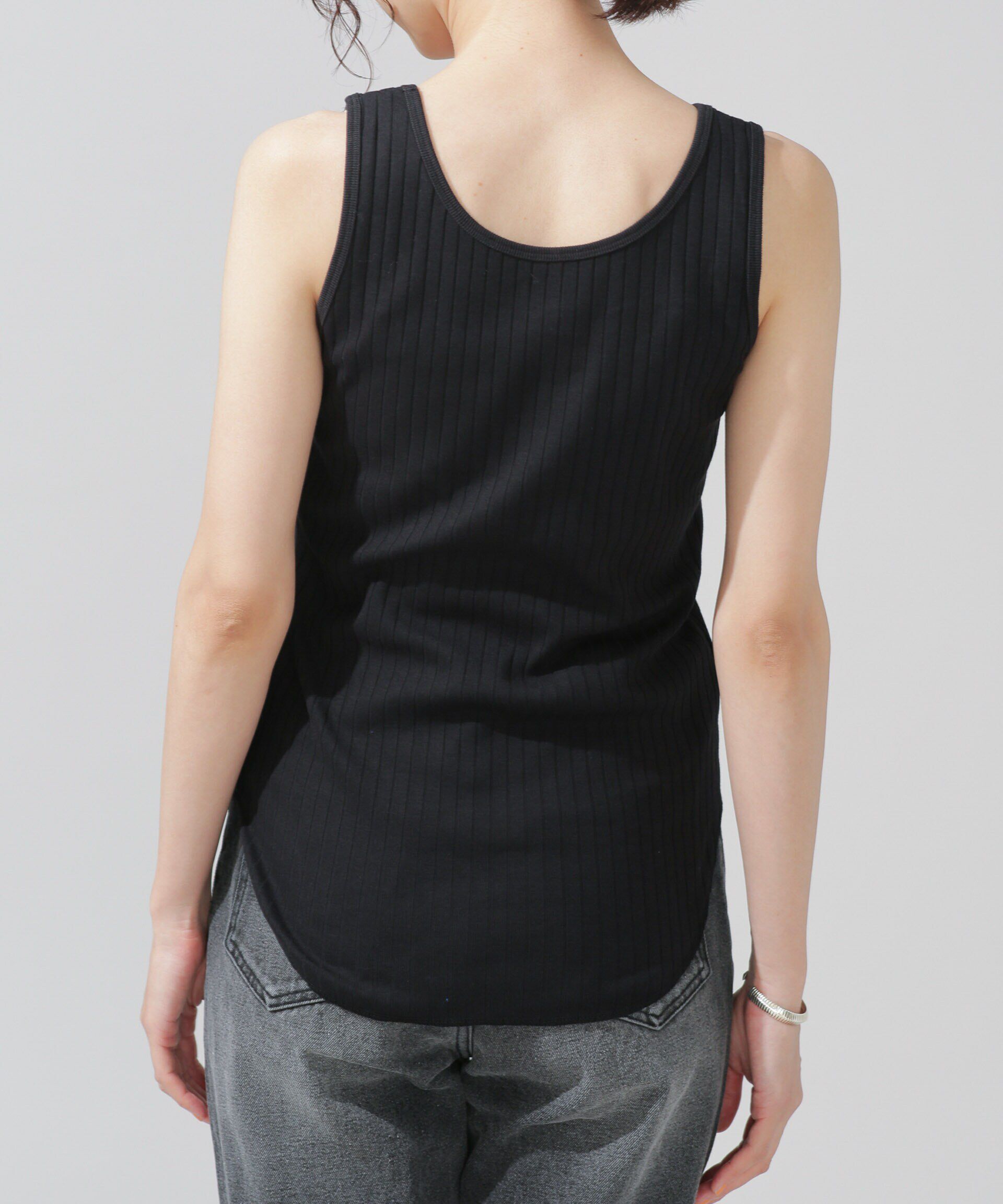 nano･universe「LB.03/Anti Soaked 汗染み防止 リブタンクトップ」|Tシャツ・カットソー|