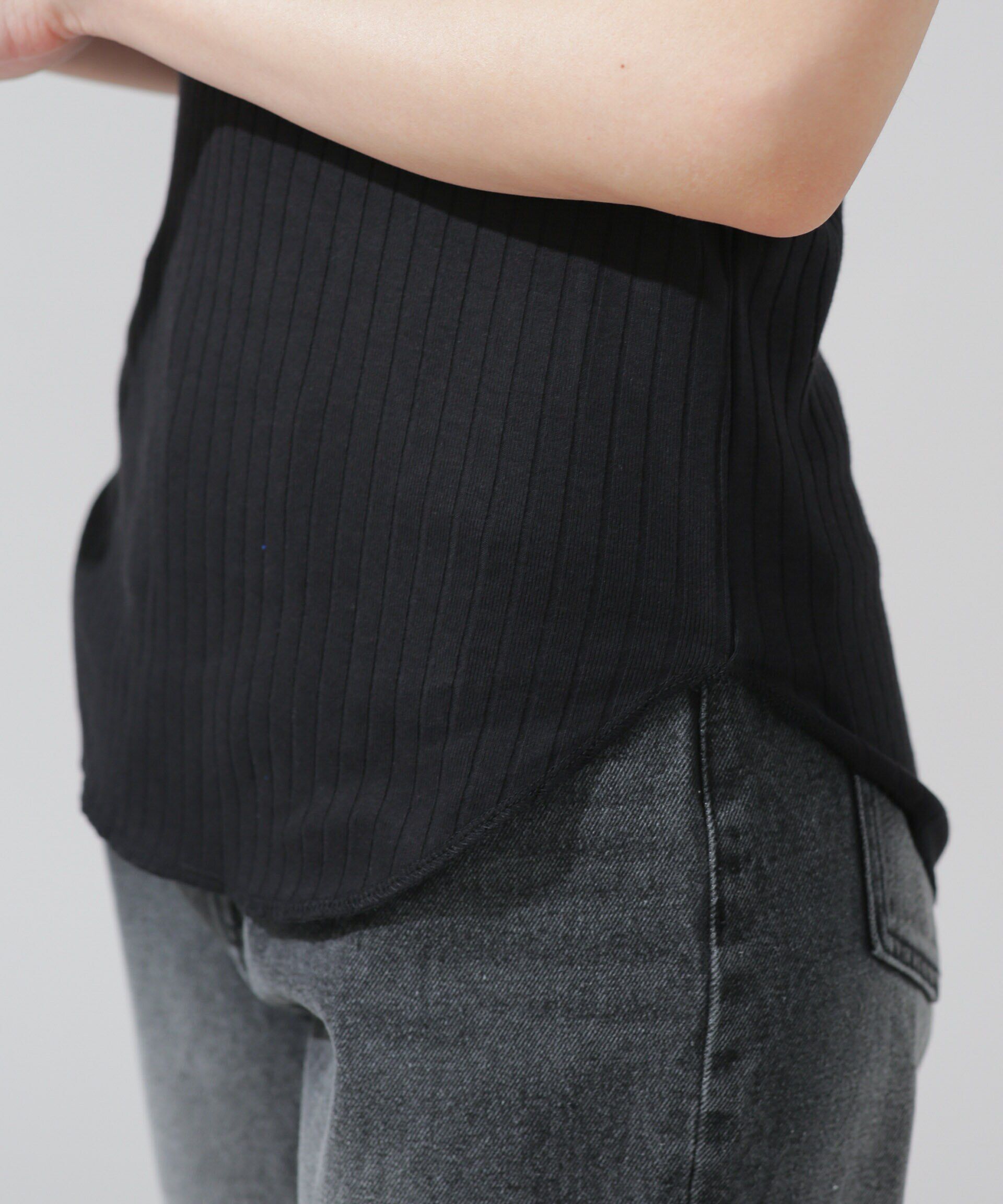 nano･universe「LB.03/Anti Soaked 汗染み防止 リブタンクトップ」|Tシャツ・カットソー|