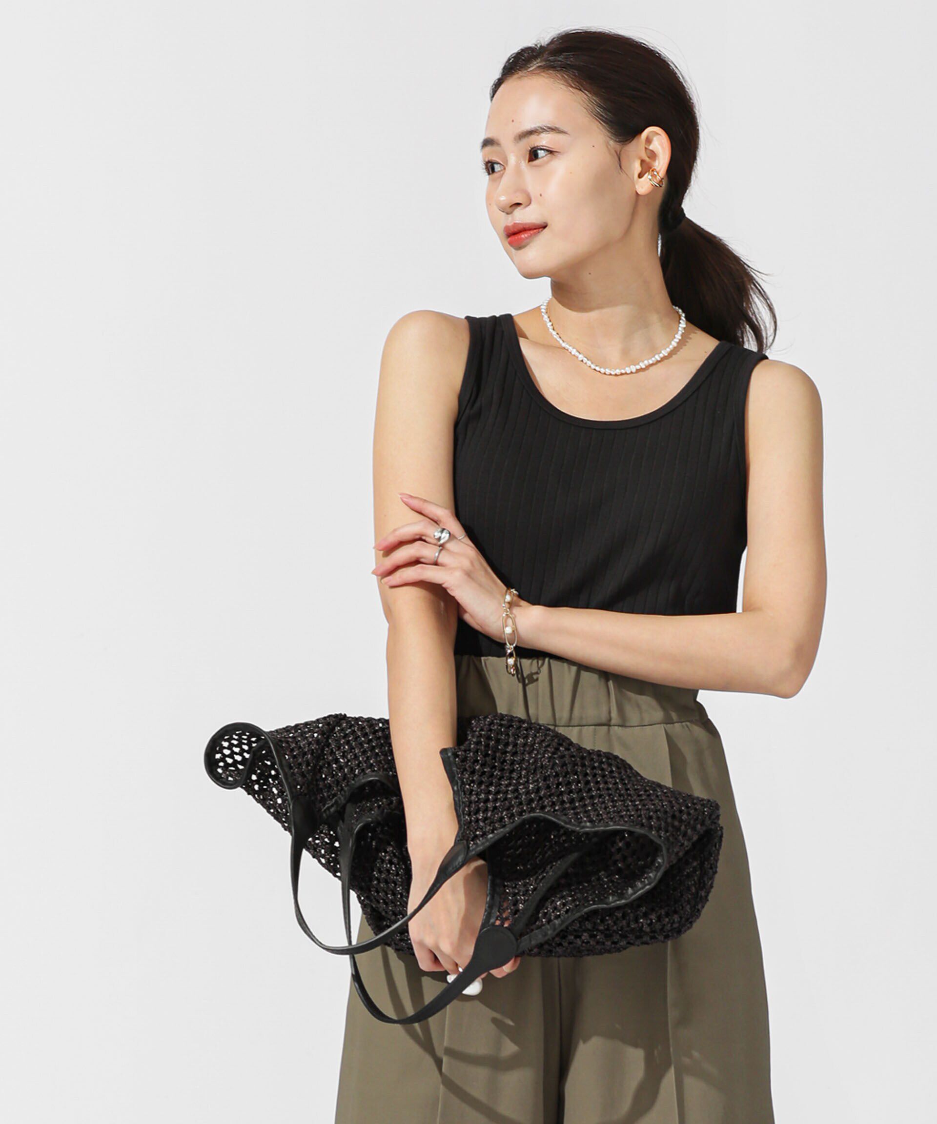 nano･universe「LB.03/Anti Soaked 汗染み防止 リブタンクトップ」|Tシャツ・カットソー|