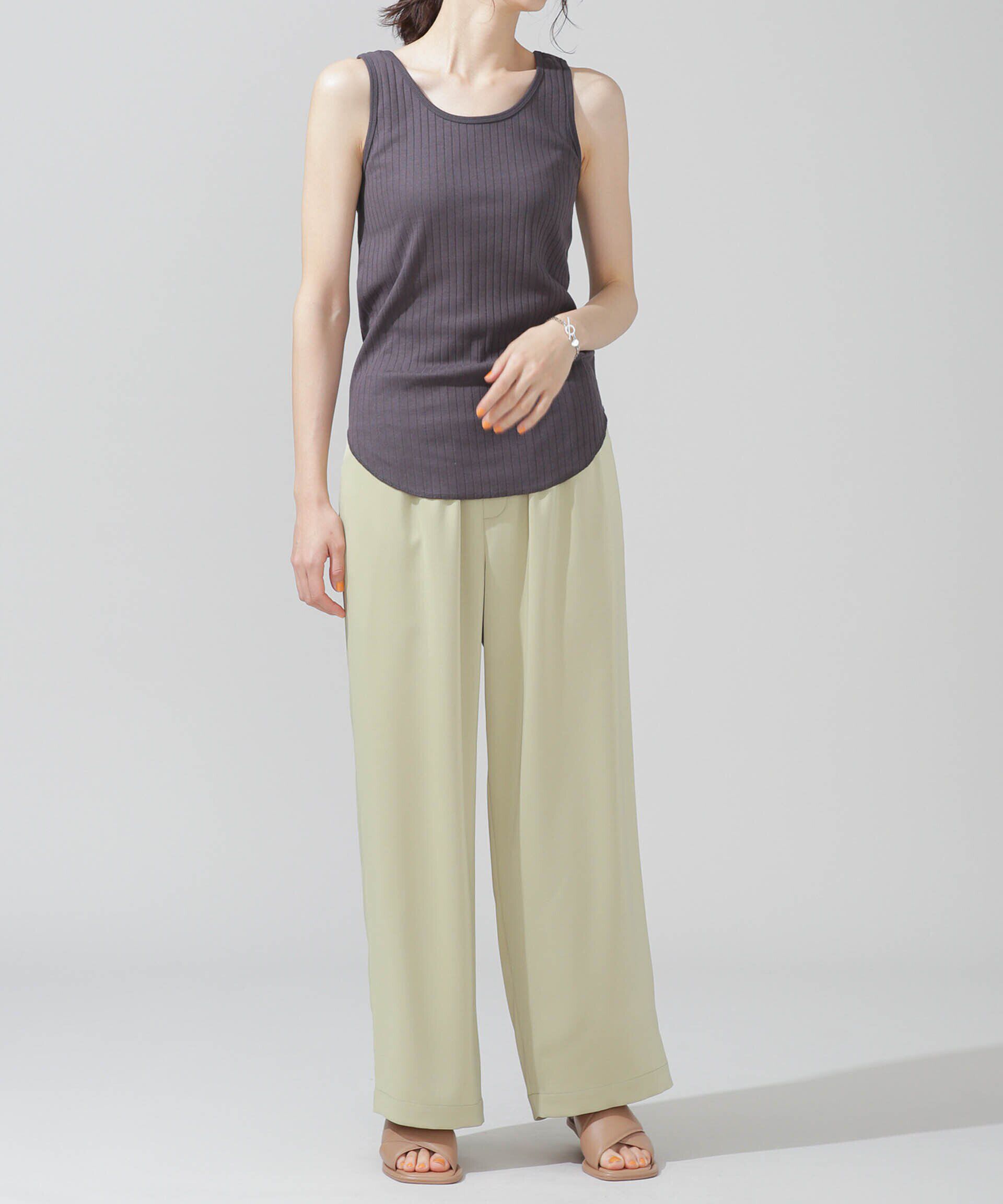 nano･universe「LB.03/Anti Soaked 汗染み防止 リブタンクトップ」|Tシャツ・カットソー|