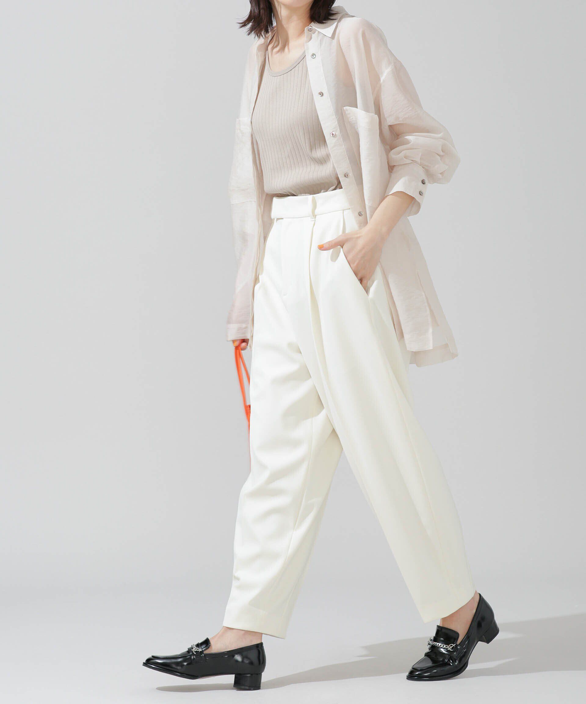 nano･universe「LB.03/Anti Soaked 汗染み防止 リブタンクトップ」|Tシャツ・カットソー|