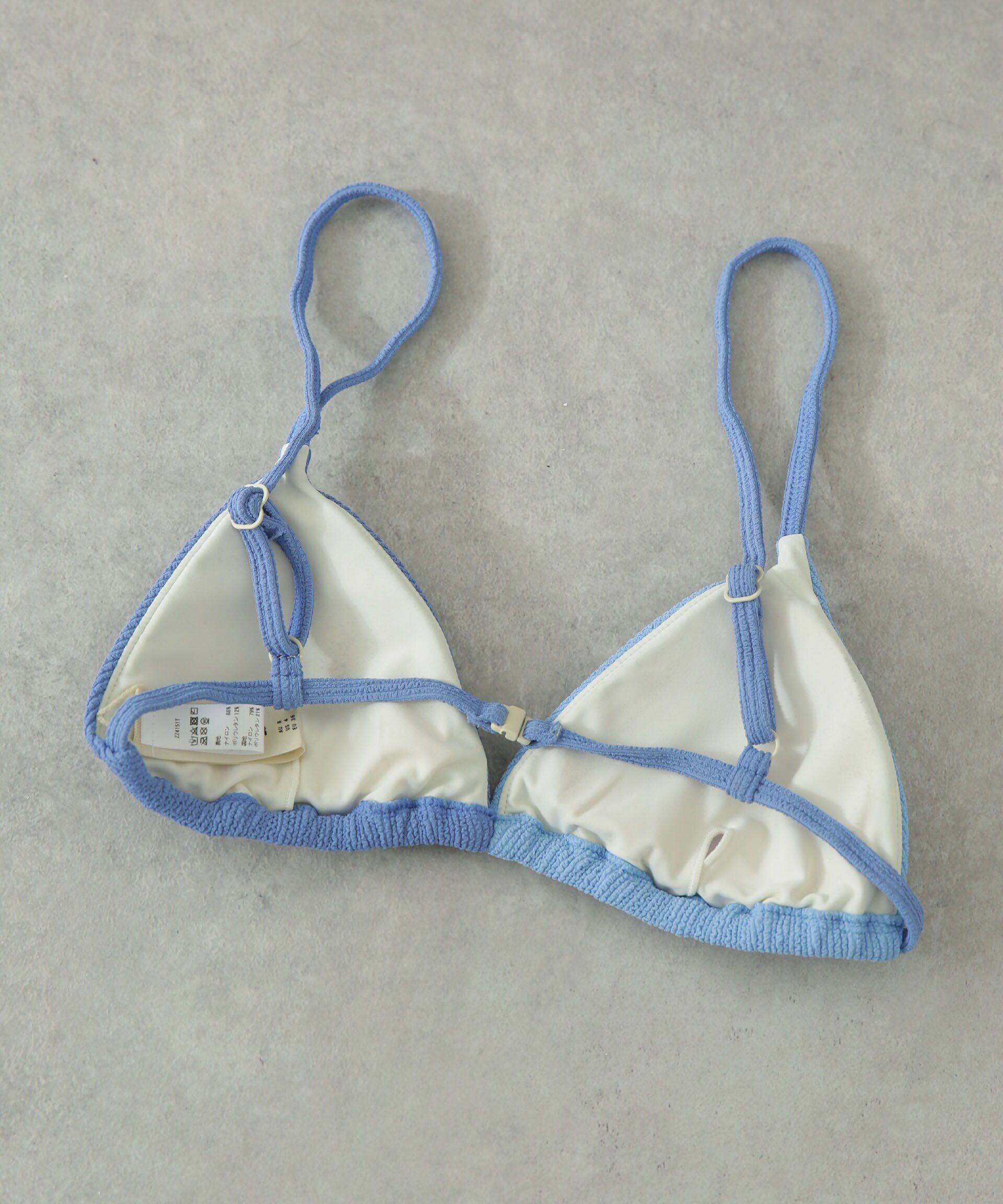 nano･universe「ZULU&ZEPHYR/ブルー ツートーン クリンクル ボーイショート」|その他|