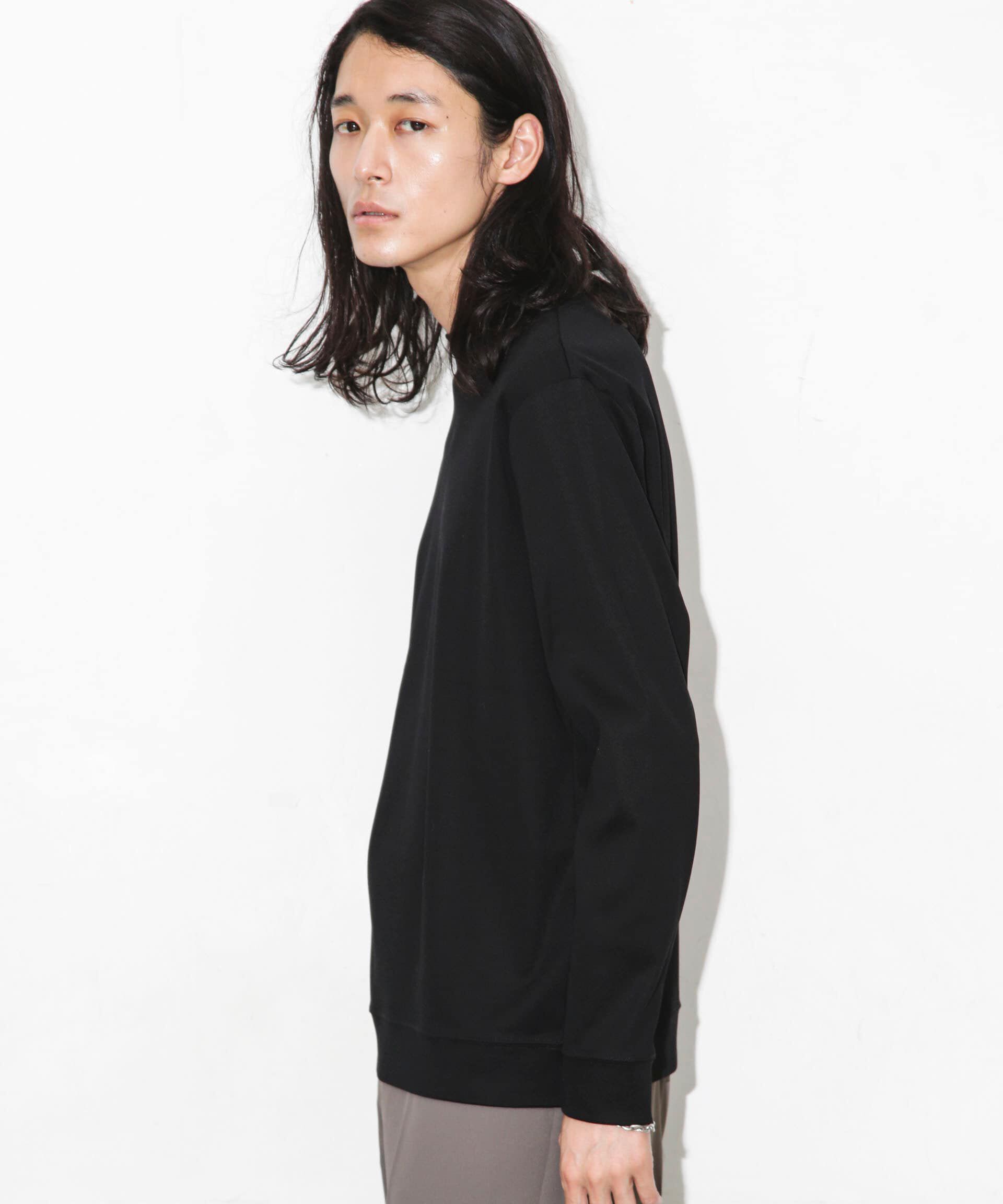 nano･universe「「FORMAL JERSEY」モックネックカットソー長袖」|Tシャツ・カットソー|