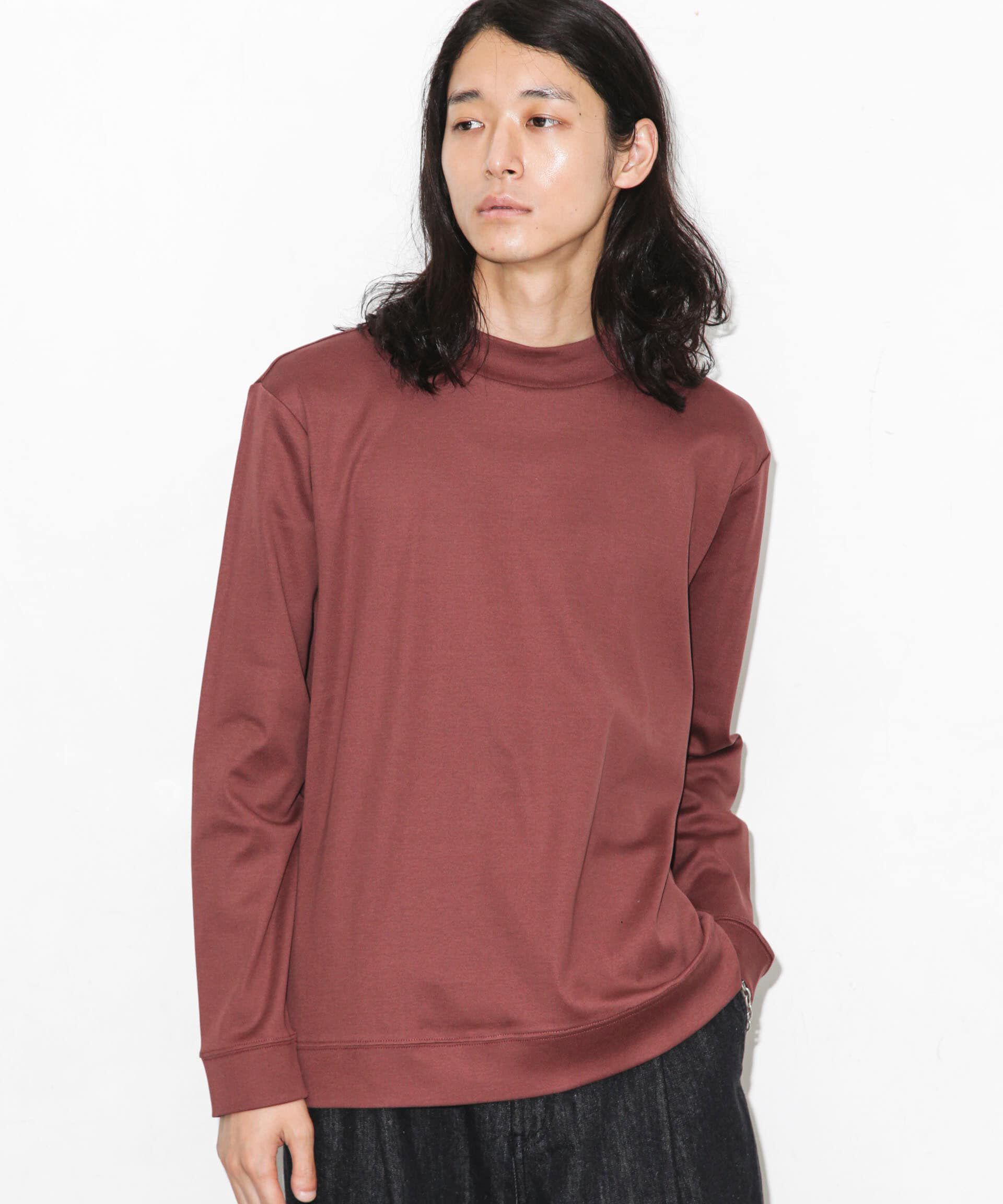 nano･universe「「FORMAL JERSEY」モックネックカットソー長袖」|Tシャツ・カットソー|