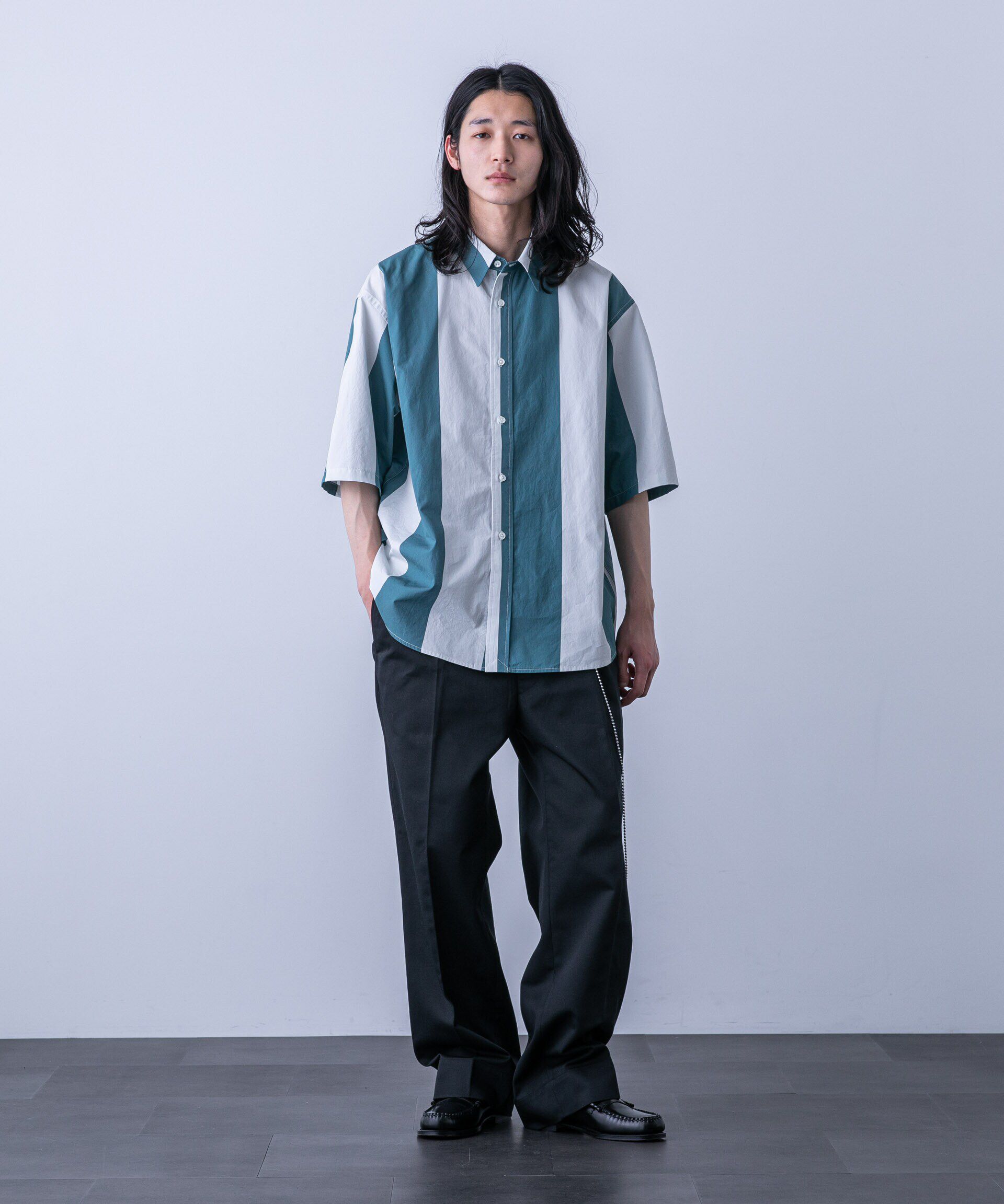 nano･universe「｢HOTEL PALACE(オテル パラス)｣ディッキーズ別注２タックワイドパンツ」|チノ|