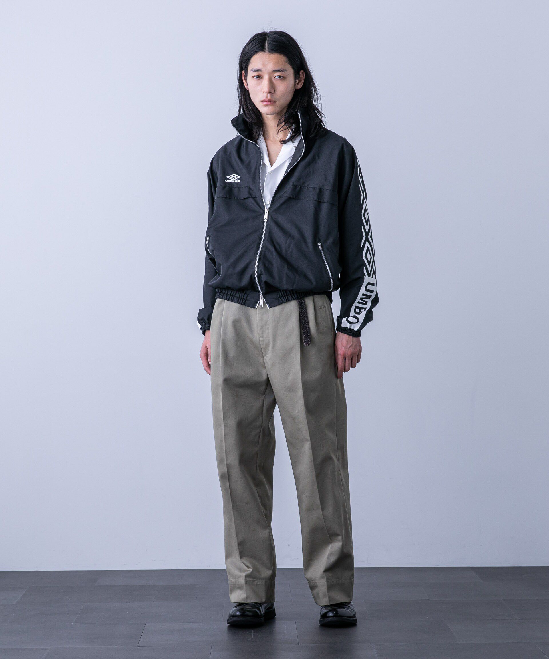 nano･universe「｢HOTEL PALACE(オテル パラス)｣ディッキーズ別注２タックワイドパンツ」|チノ|