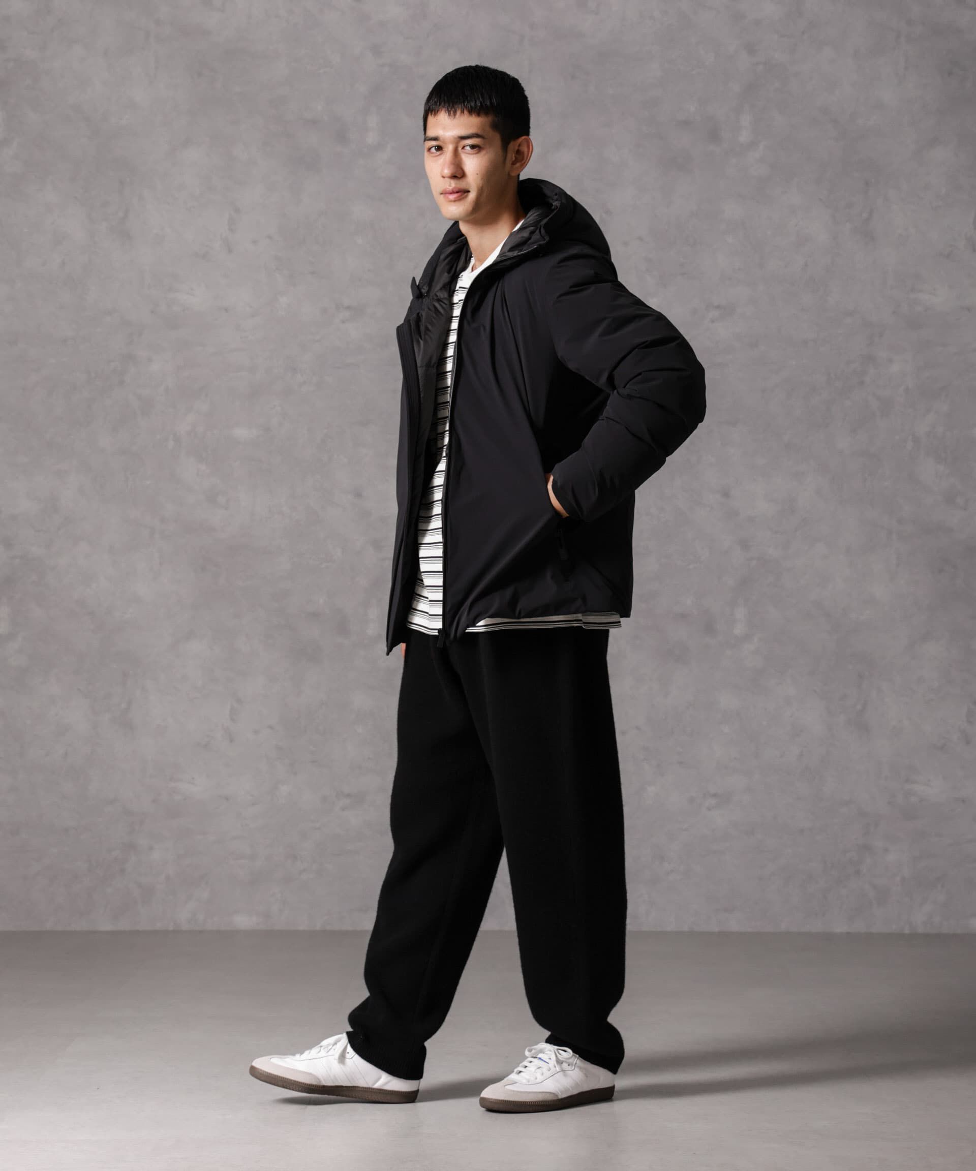 nano･universe「「西川ダウン(R)」スポーティーフードダウン」|ダウン|