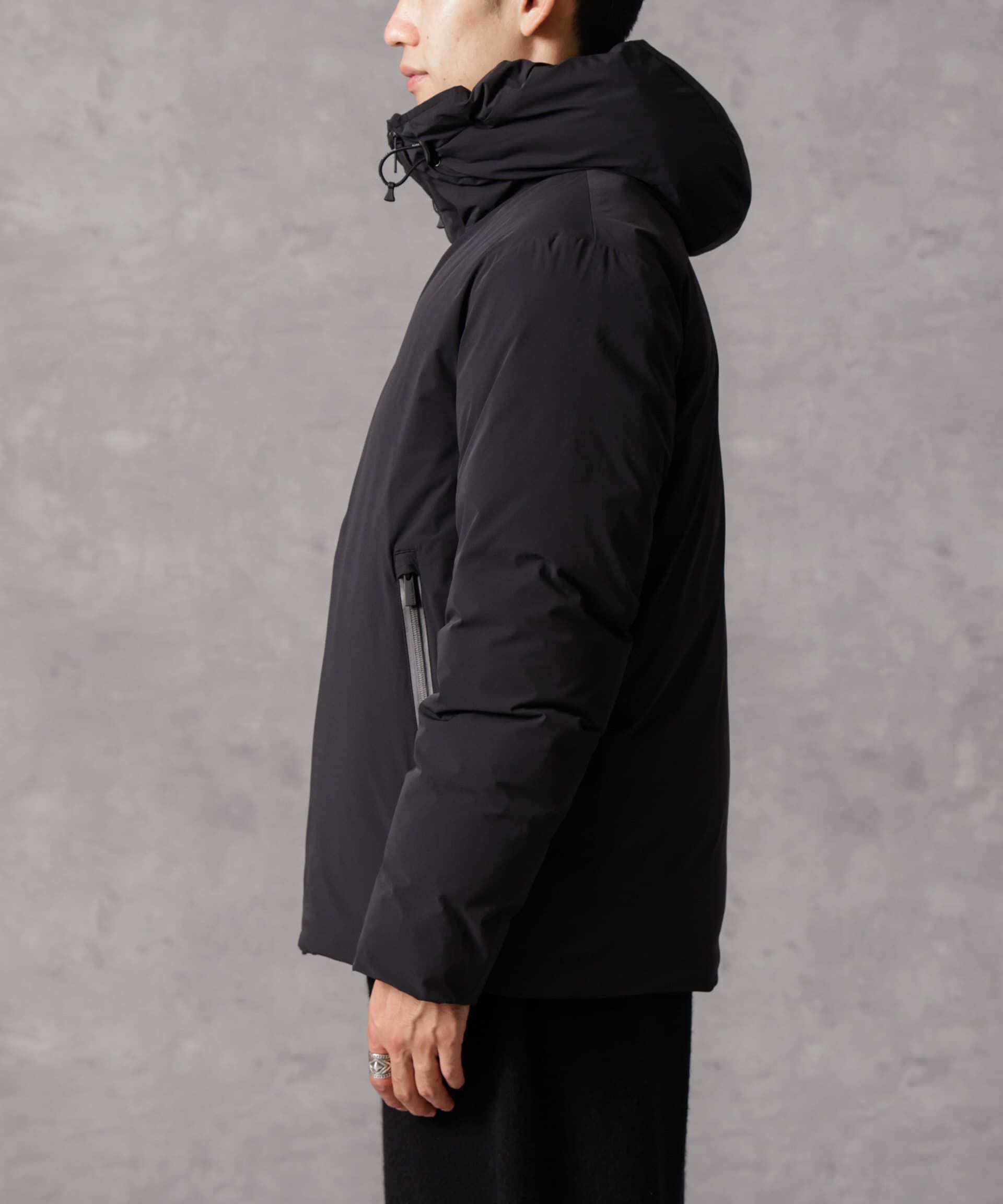 nano･universe「「西川ダウン(R)」スポーティーフードダウン」|ダウン|