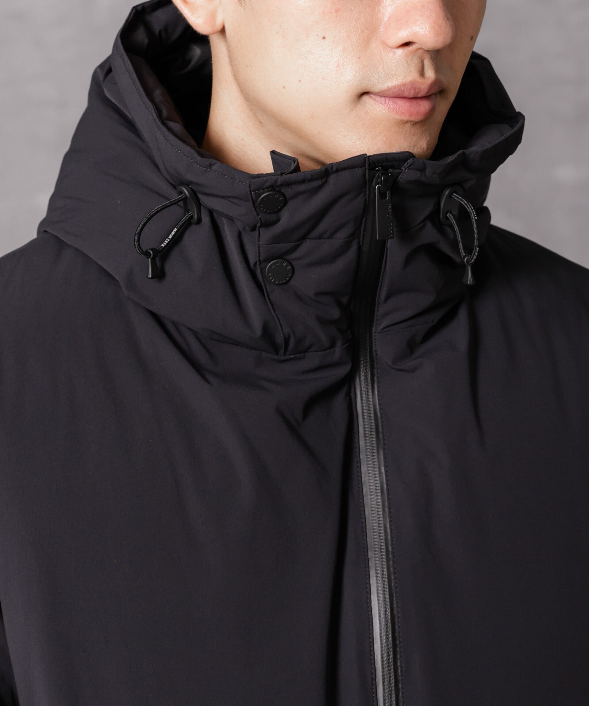 nano･universe「「西川ダウン(R)」スポーティーフードダウン」|ダウン|