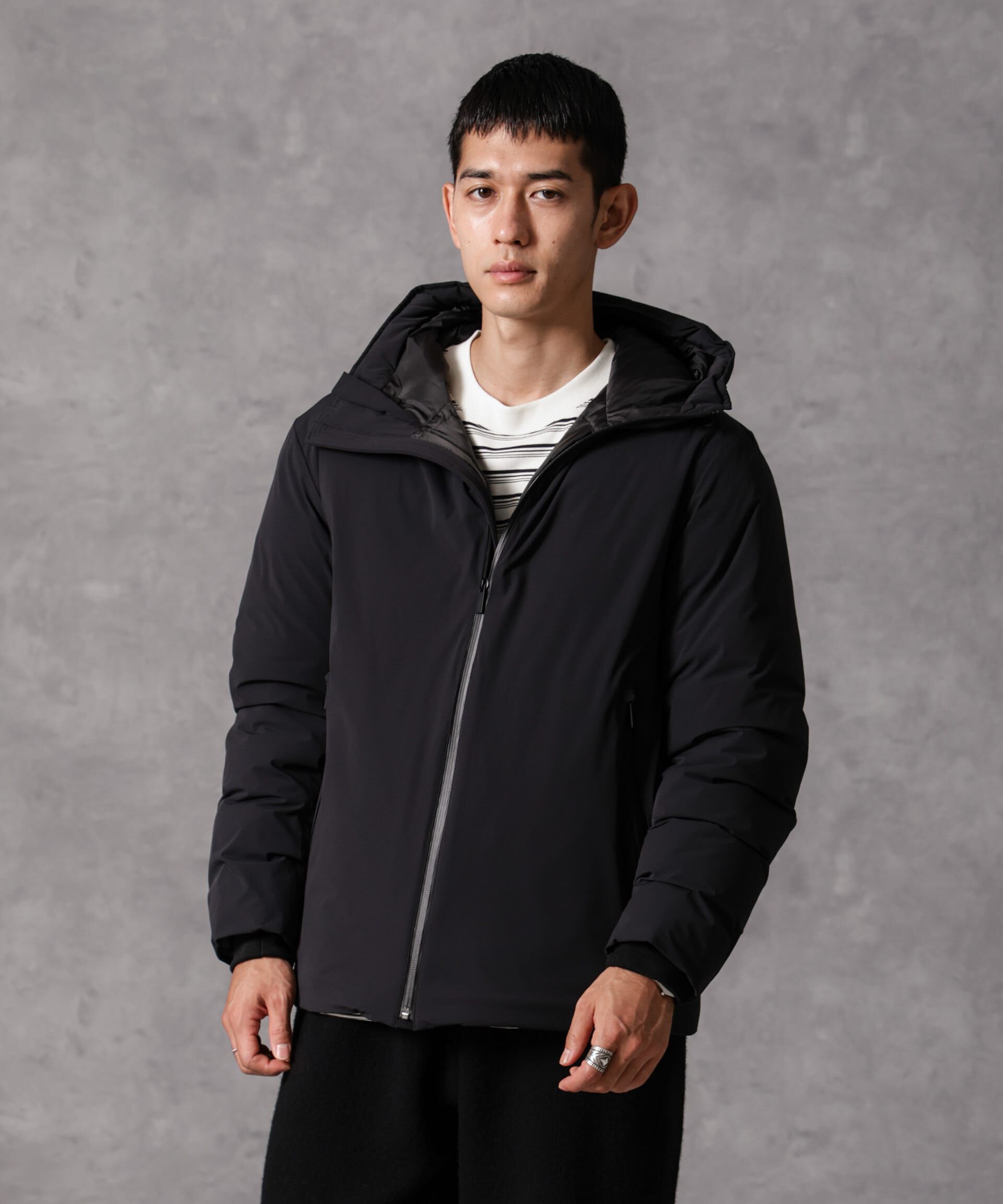 nano･universe「「西川ダウン(R)」スポーティーフードダウン」|ダウン|