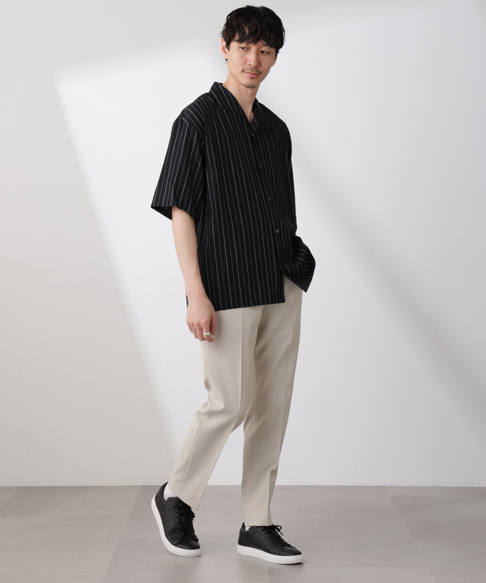 nano･universe「｢SOIGNE｣ECOPET(R)&times;AERO ツイルストレッチスラックス」|チノ|