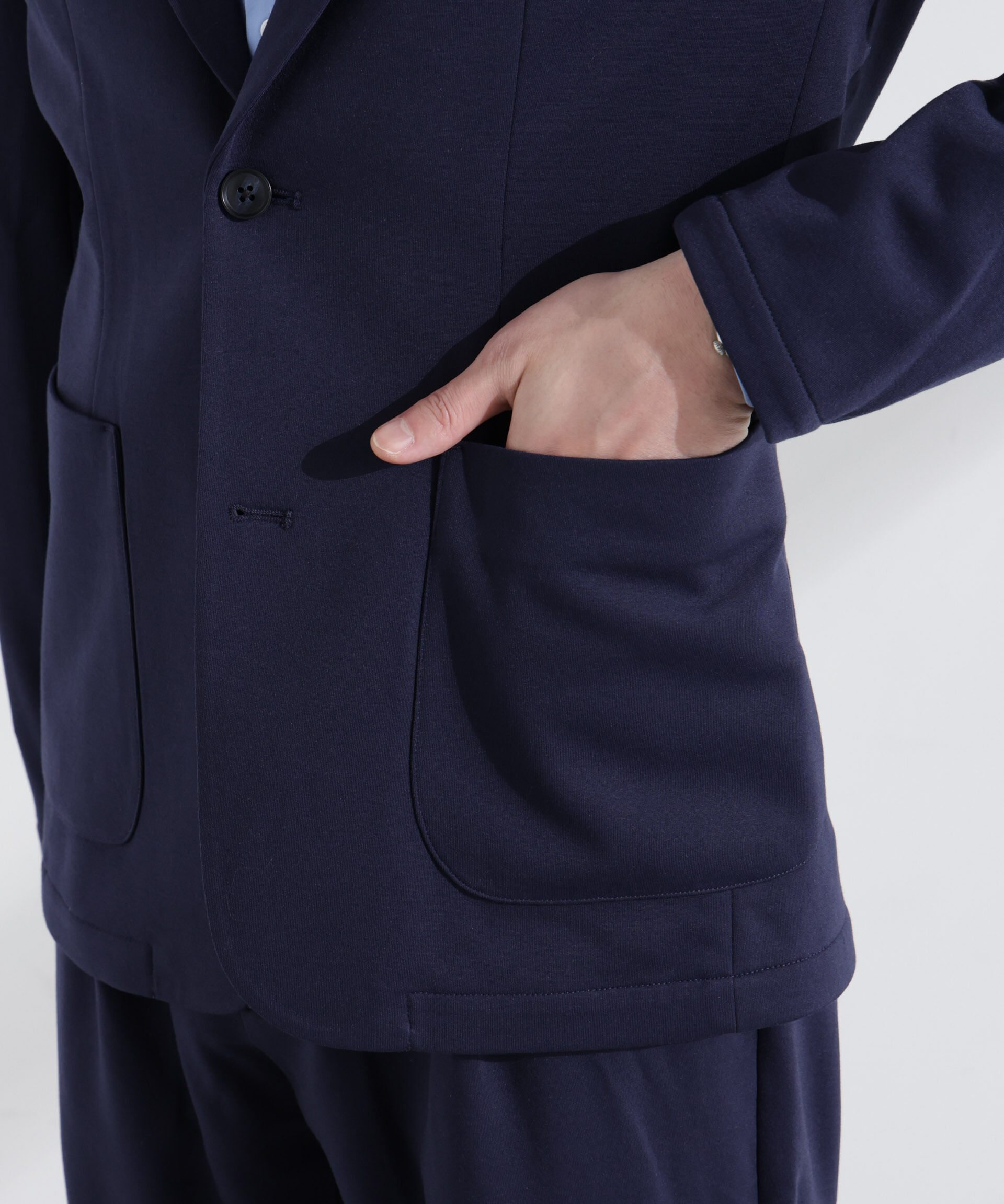 nano･universe「WEB限定/ポリエステルダンボール セットアップ」|スーツ|