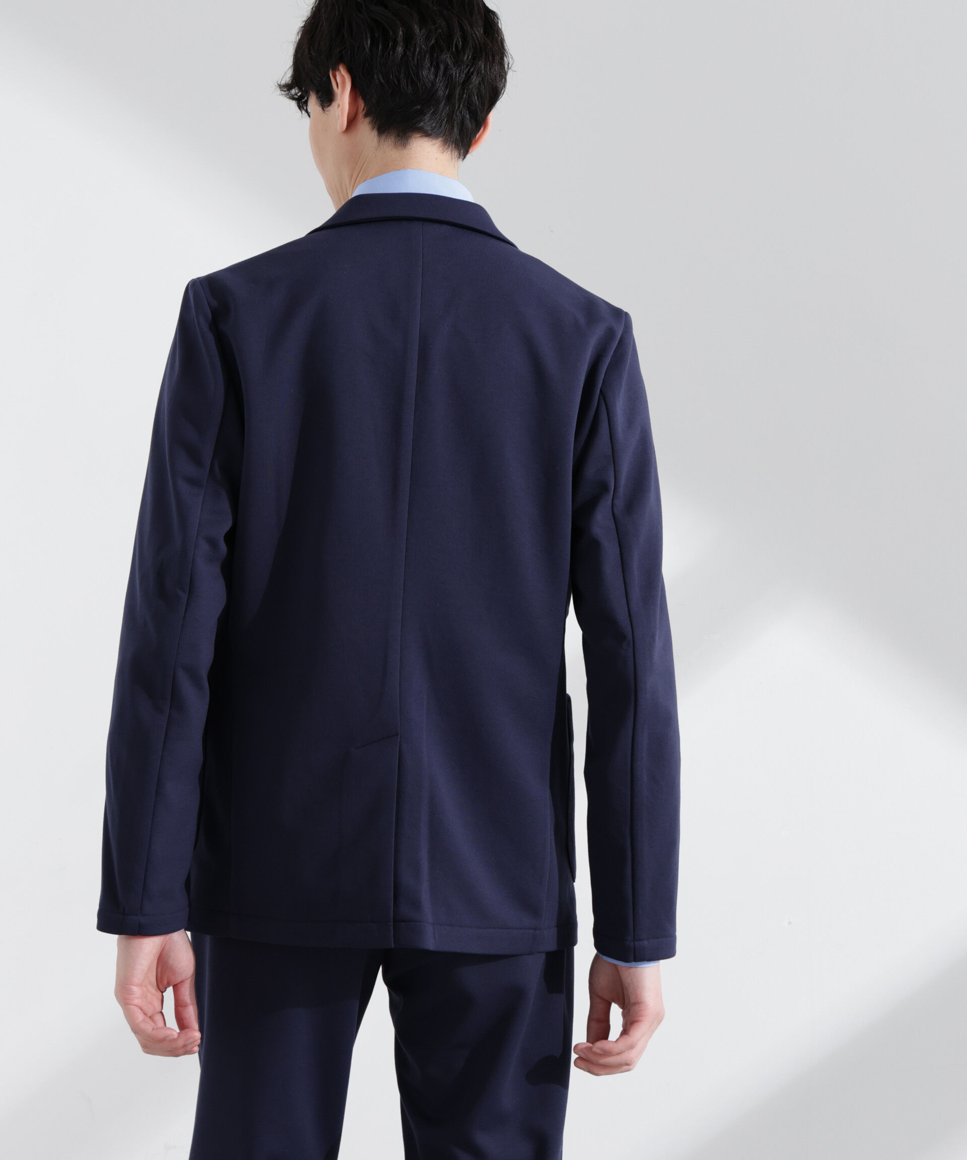 nano･universe「WEB限定/ポリエステルダンボール セットアップ」|スーツ|