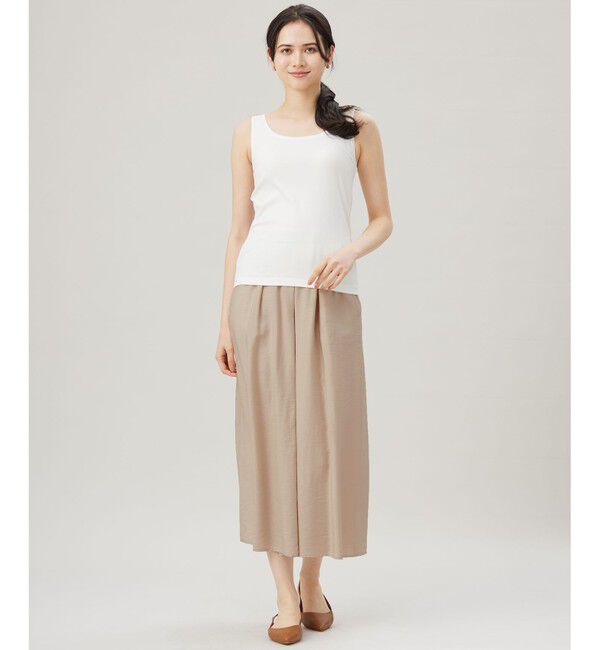 自由区「【ワコールコラボ】【洗える】カップイン タンクトップ」|タンクトップ|