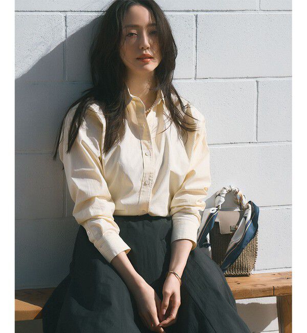 23区「【Oggi4月号掲載/洗える】CANCLINI ベーシック シャツ」|シャツ・ブラウス|ﾚﾓﾝｲｴﾛ